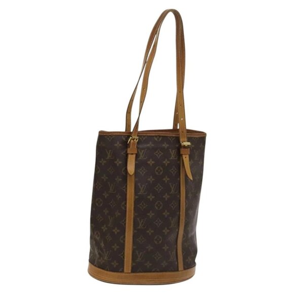 LOUIS VUITTON Monogram Bucket GM Shoulder Bag M42 - Picture 1 of 16
